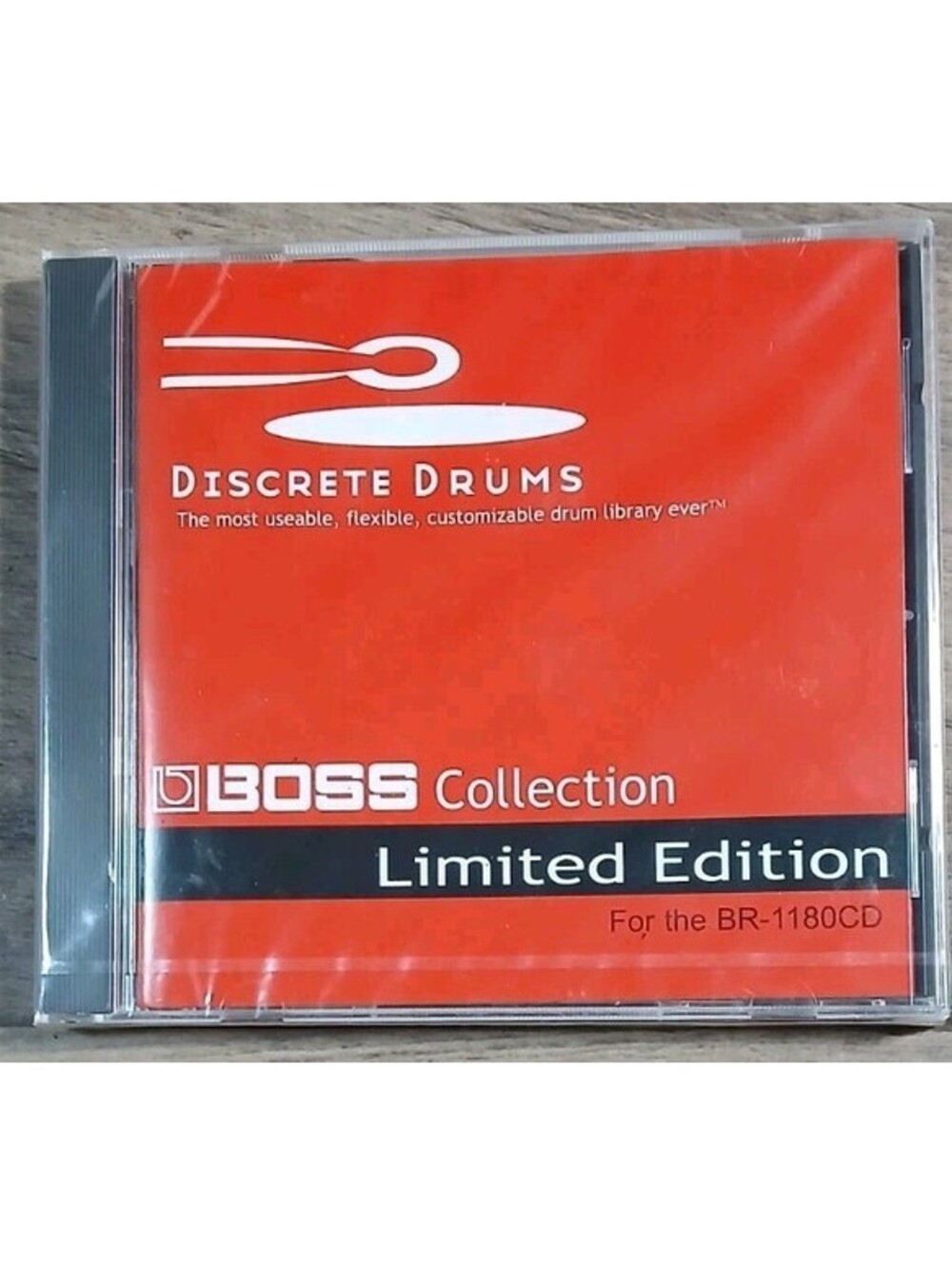Discrete Drums Boss Collection LImited Edition - BR-1180CD Drum Library NEW SEAL